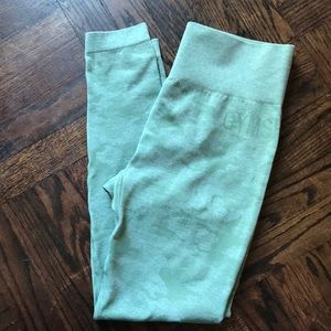 Gymshark Green Camo seamless leggings